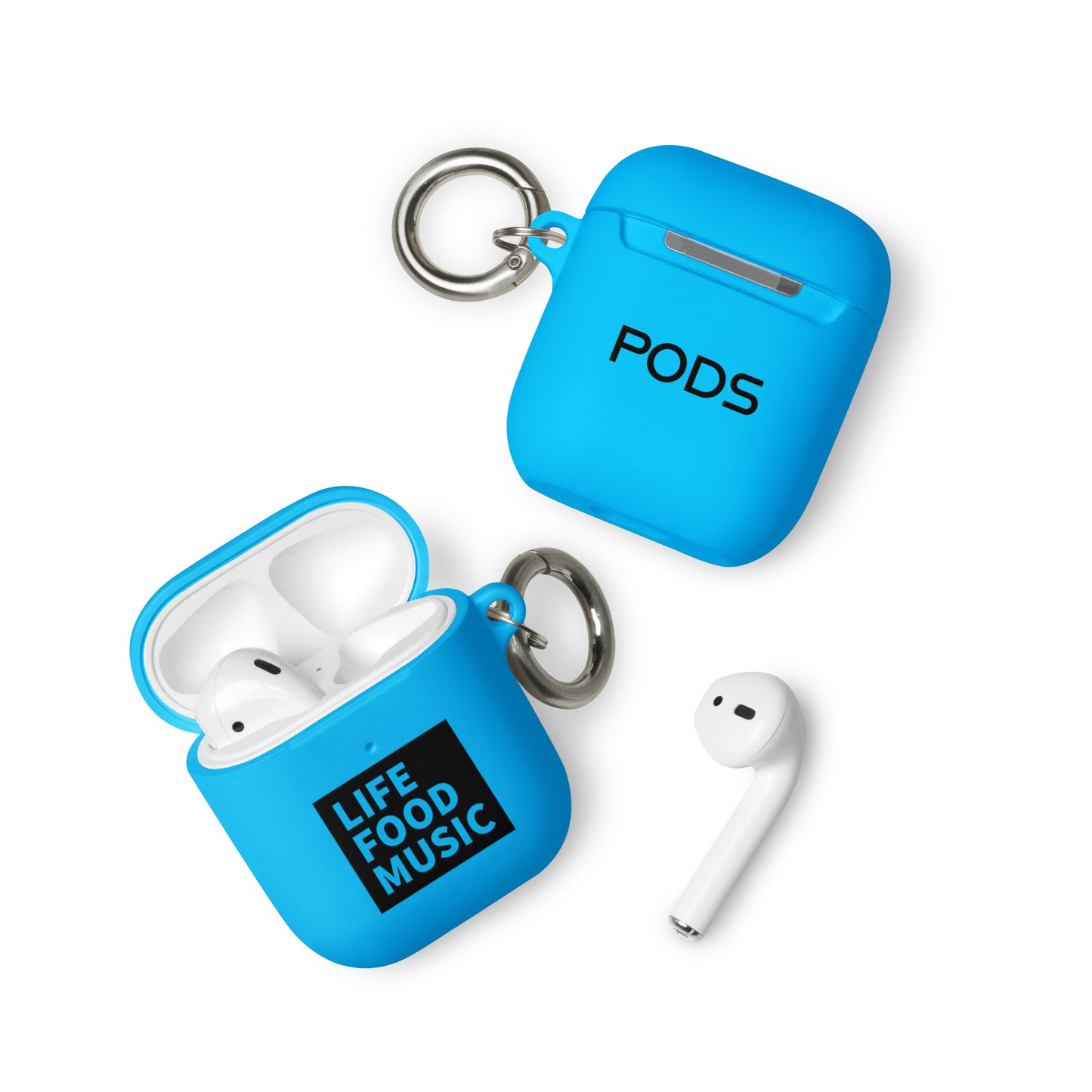 LFM AIRPODS CASE BLACK LOGO