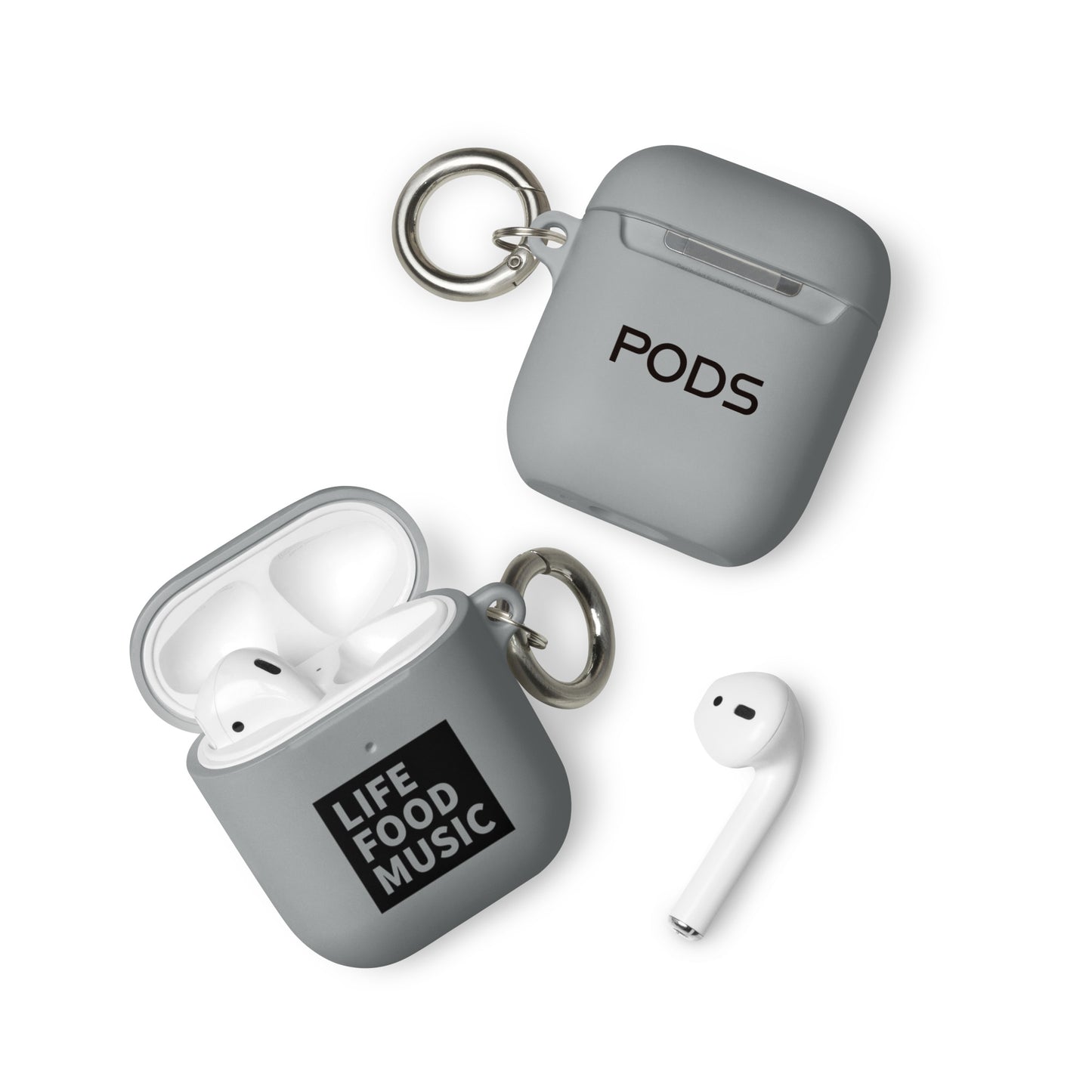 LFM AIRPODS CASE BLACK LOGO