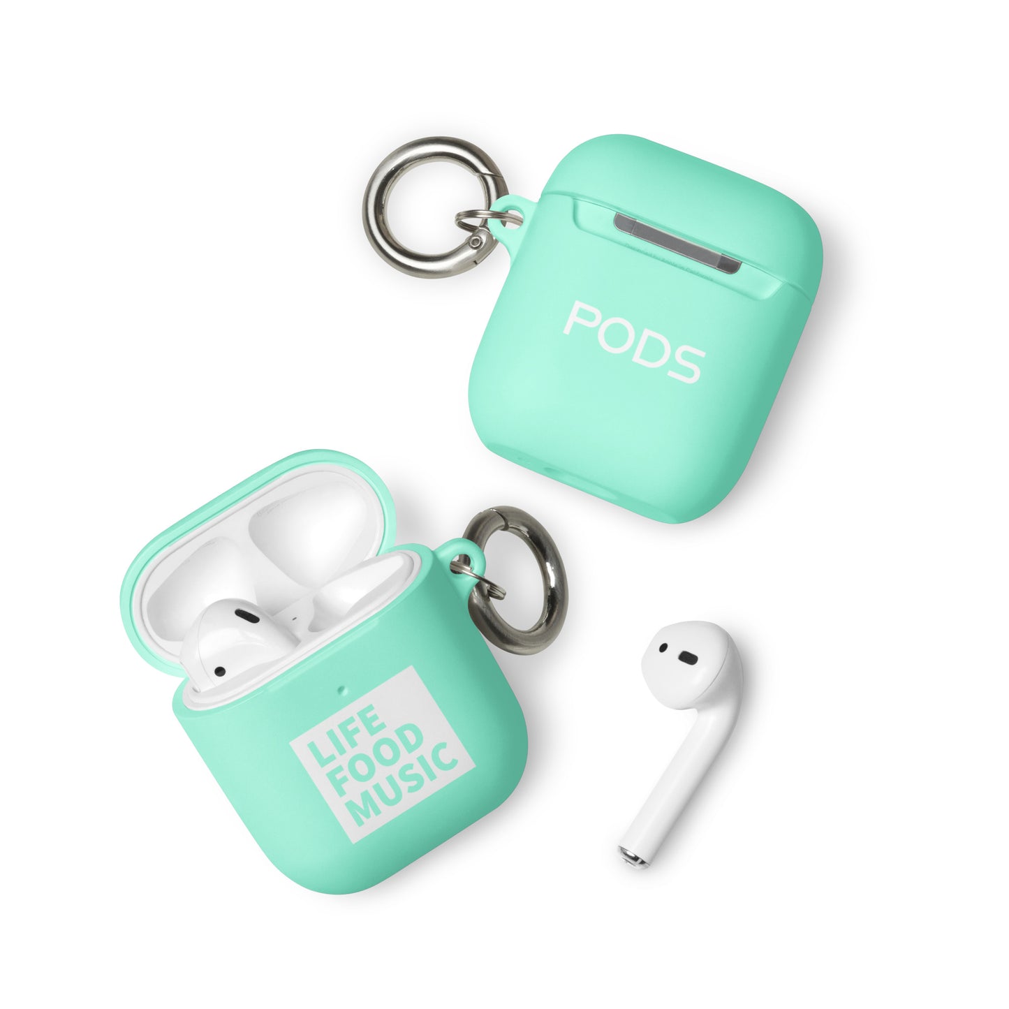 LFM AIRPODS CASE WHITE LOGO