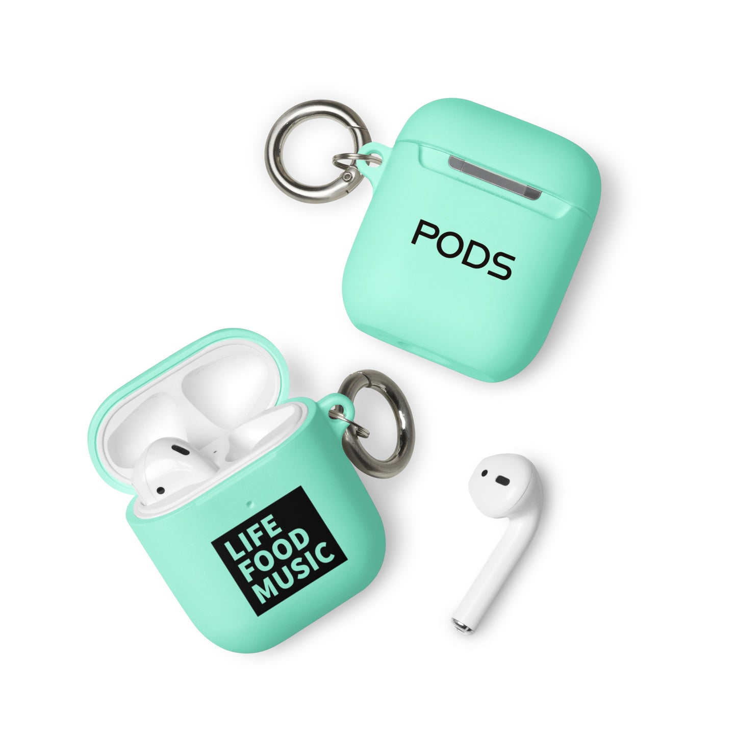 LFM AIRPODS CASE BLACK LOGO