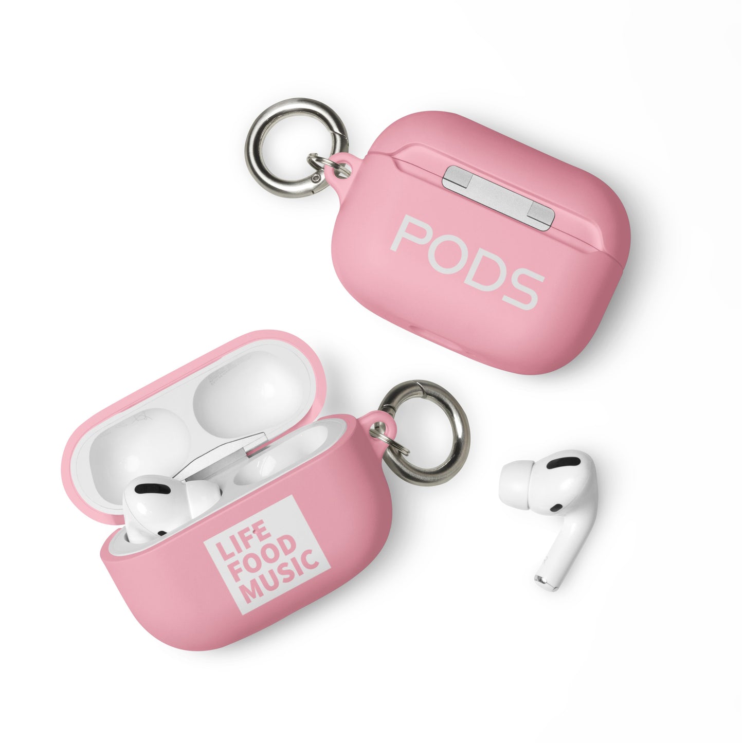 LFM AIRPODS PRO CASE WHITE LOGO