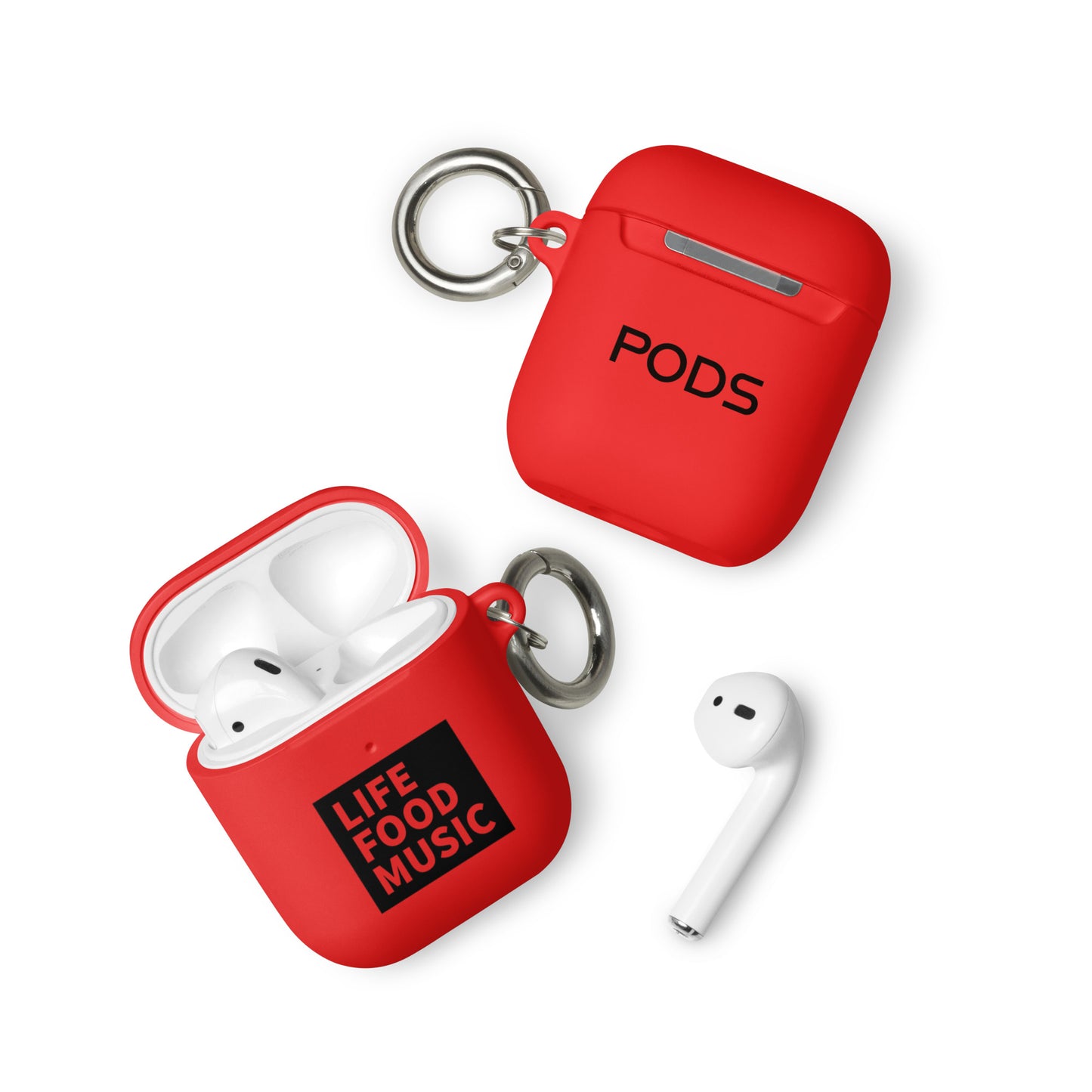 LFM AIRPODS CASE BLACK LOGO