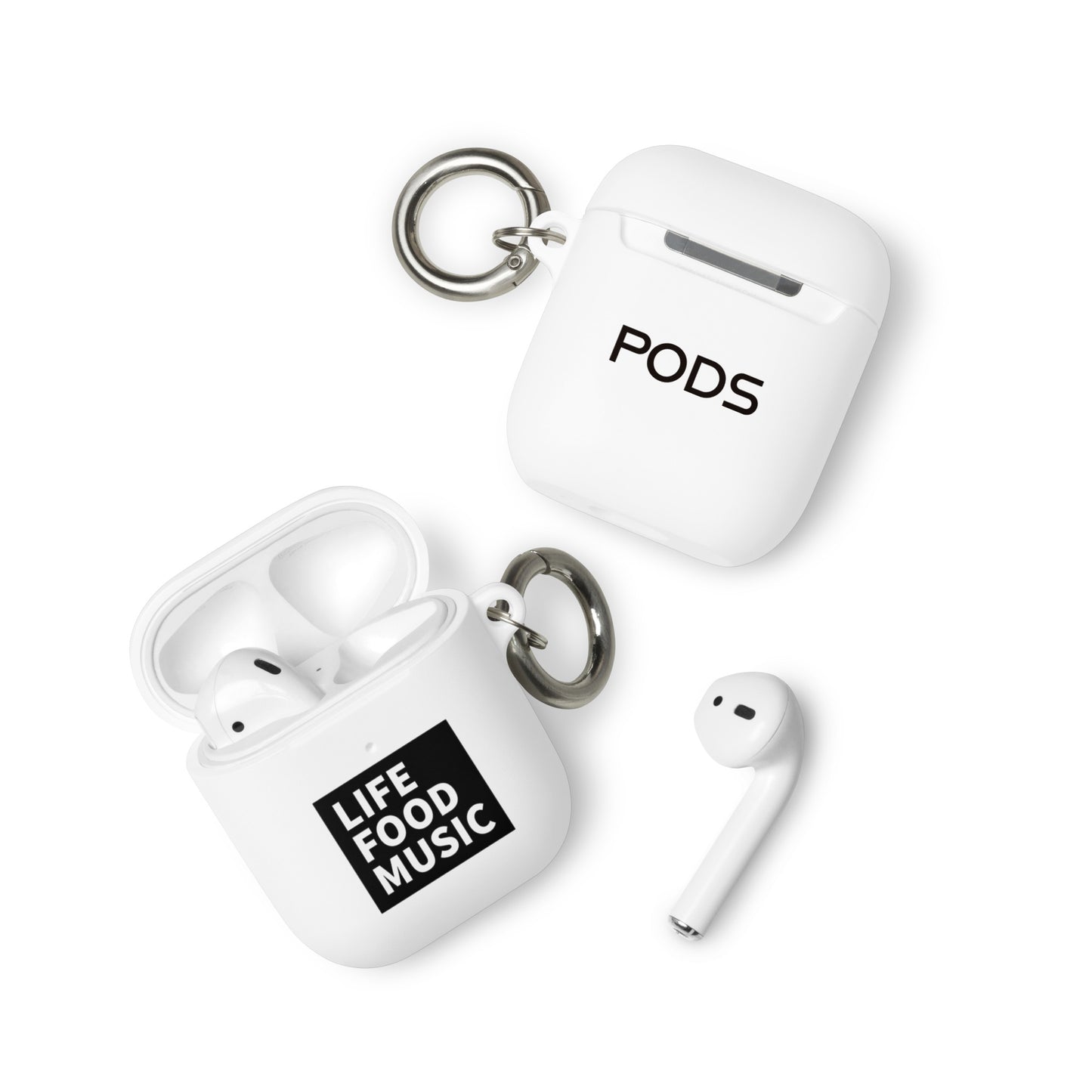 LFM AIRPODS CASE BLACK LOGO