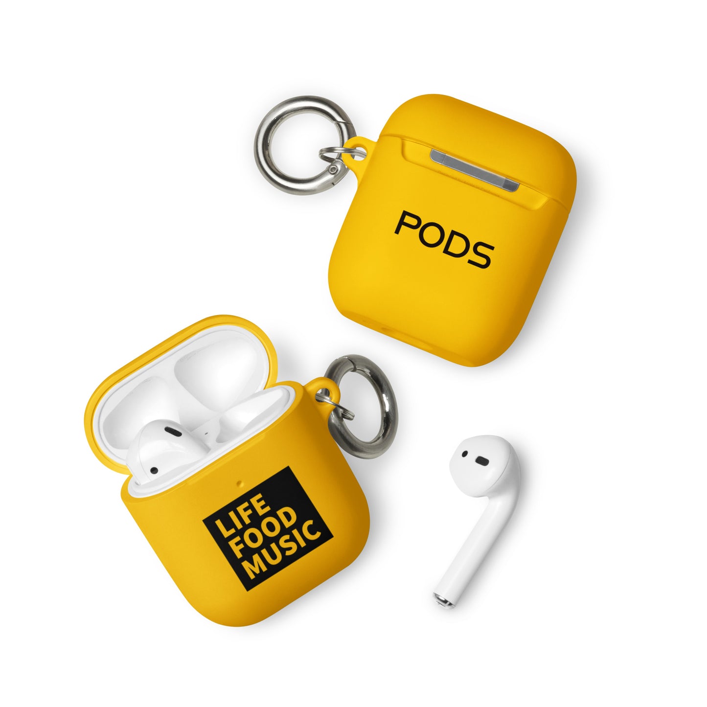 LFM AIRPODS CASE BLACK LOGO