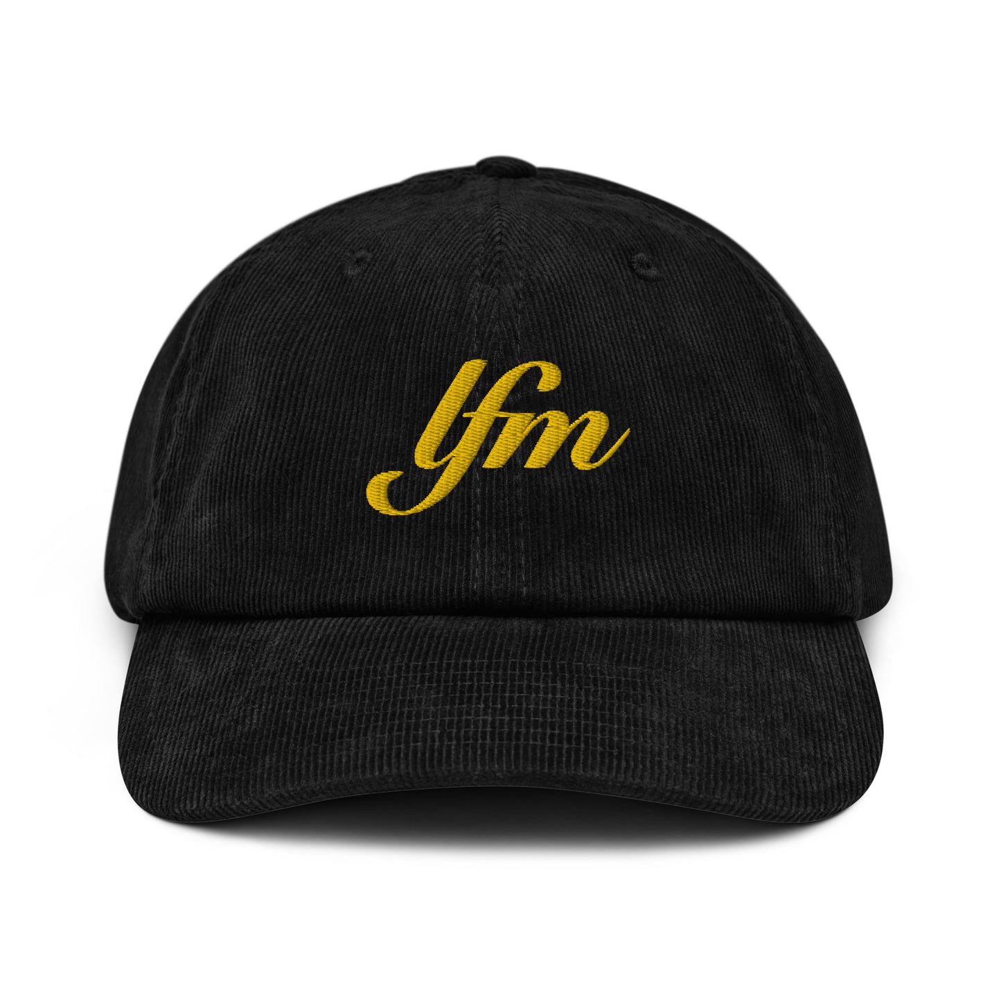 LFM GOLD LOGO CORDUROY DAD HAT