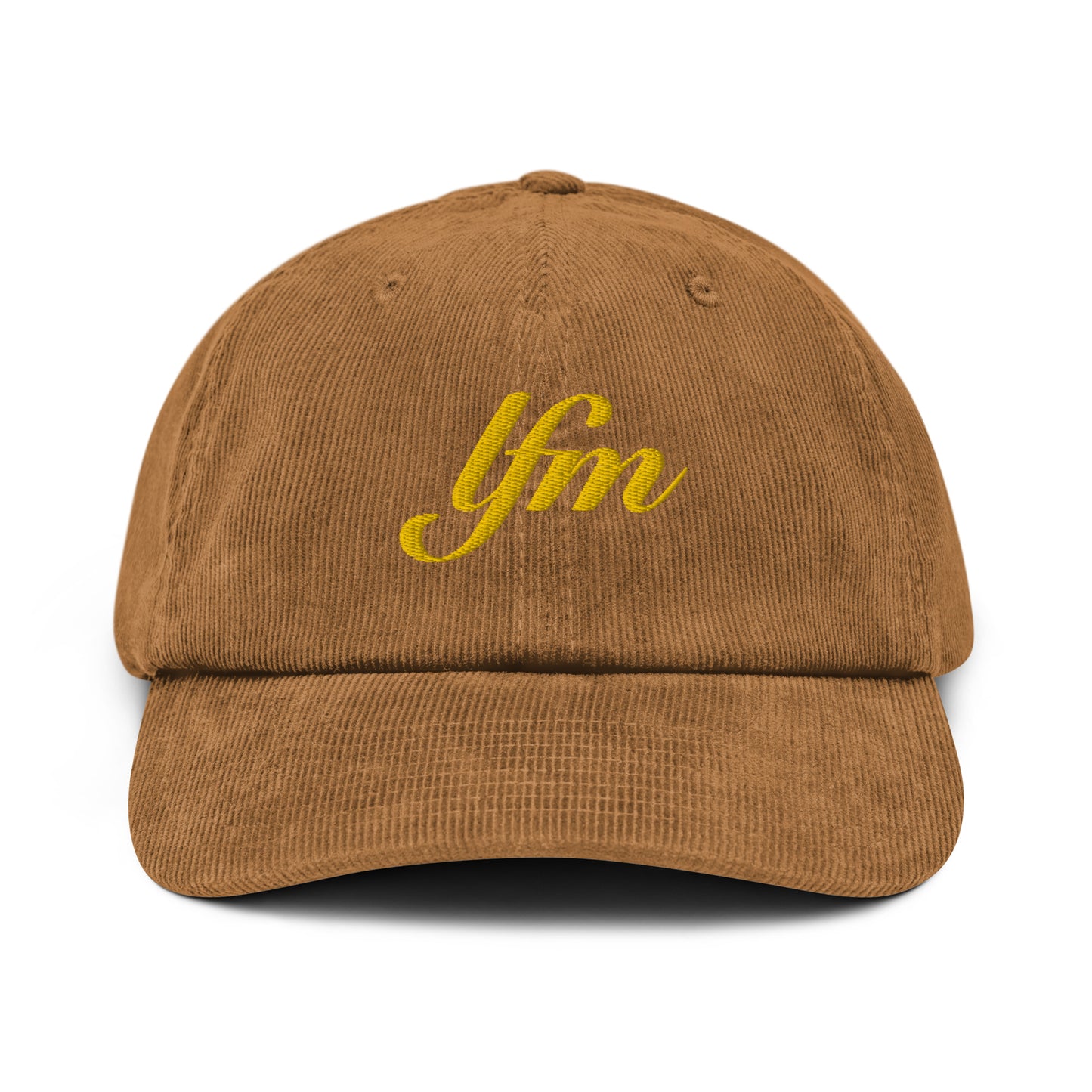 LFM GOLD LOGO CORDUROY DAD HAT