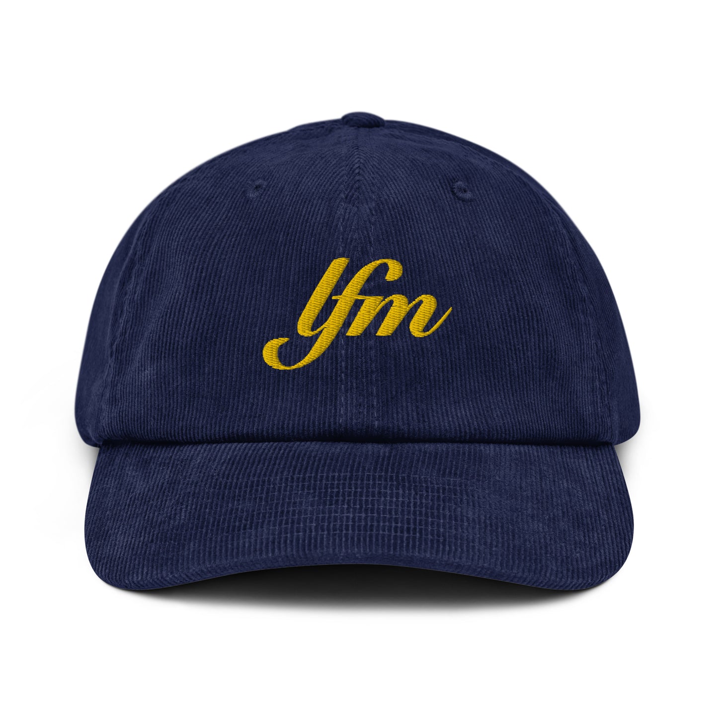 LFM GOLD LOGO CORDUROY DAD HAT