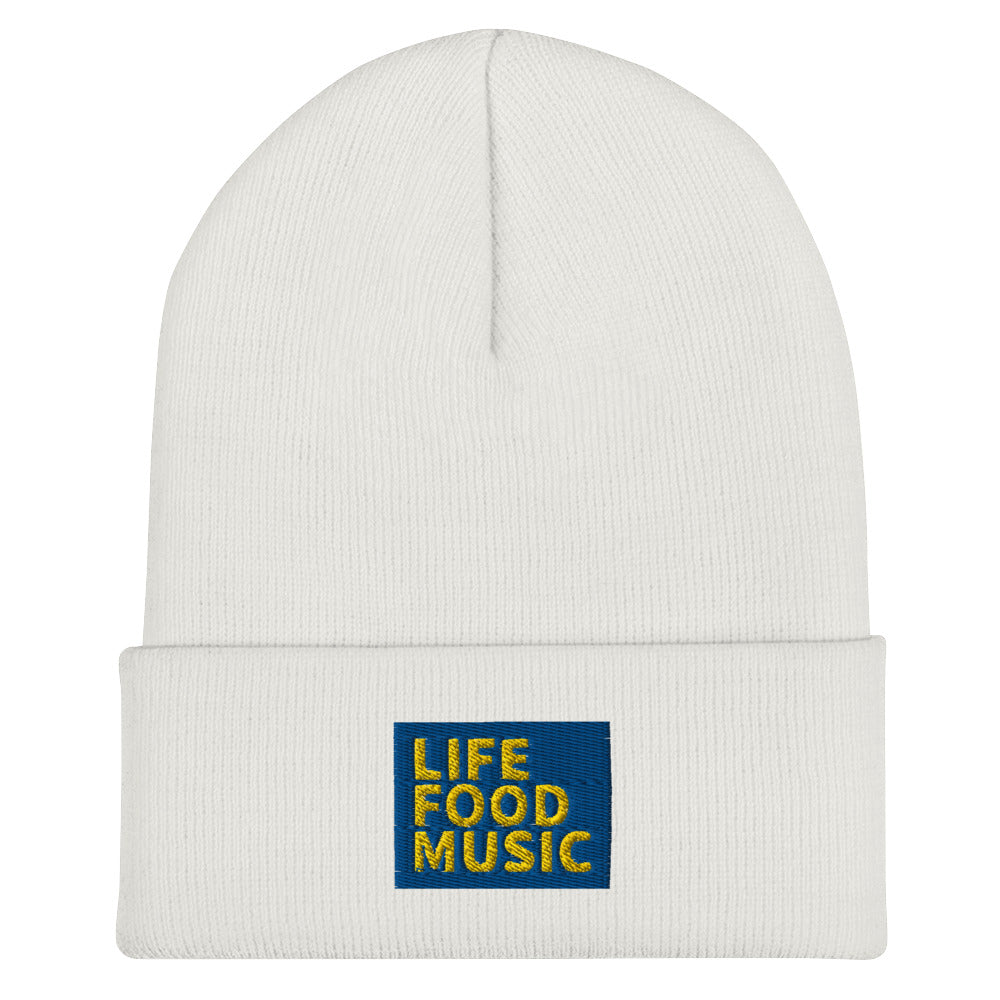 LFM ROYAL AND GOLD LOGO BEANIE