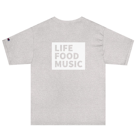 LFM WHITE LOGO CHAMPION TEE